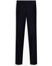 Slacks and Chinos Formal trousers Sandro Berkeley Stretch-wool Crepe Suit Pants in Blue for Men Mens Clothing Trousers 