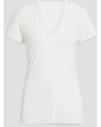Helmut Lang - Modal And Silk-blend Jersey T-shirt - Lyst