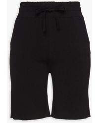 Damen Bekleidung Kurze Hosen Mini Shorts Live The Process Synthetik Shorts aus Rippstrick in Natur 