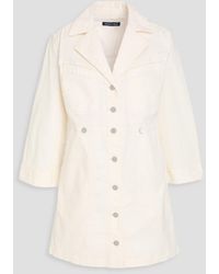Veronica Beard - Mckinley Cotton-blend Twill Mini Shirt Dress - Lyst