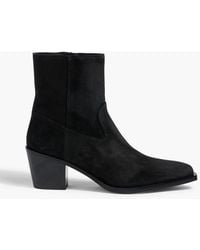 Stuart Weitzman - Tate Suede Ankle Boots - Lyst