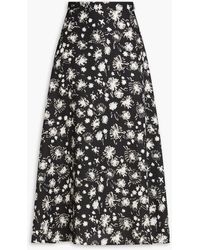 Mother Of Pearl - Amelie Floral-print Tm Lyocell-twill Midi Skirt - Lyst