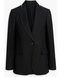 Brunello Cucinelli - Bead-embellished Twill Blazer - Lyst