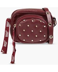 Red(V) - Double Disco Studded Leather Shoulder Bag - Lyst