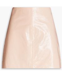 Walter Baker - Patent-leather Mini Skirt - Lyst