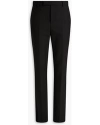Versace - Wool And Mohair-Blend Pants - Lyst