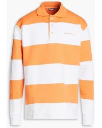 Jacquemus - Le Polo Rayures Striped French Cotton-terry Polo Shirt - Lyst