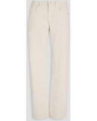 Brunello Cucinelli - High-Rise Wide-Leg Jeans - Lyst