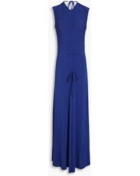 Paul Smith - Ruched Jersey Maxi Dress - Lyst