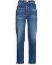 SLVRLAKE Denim - London hoch sitzende cropped jeans mit geradem bein - Lyst