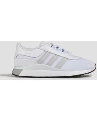 adidas Originals - Sl Andridge Leather-trimmed Shell Sneakers - Lyst