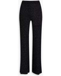 Day Birger et Mikkelsen - Denver Metallic Ribbed-knit Flared Pants - Lyst