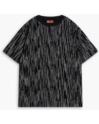 Missoni - Space-dyed Wool-blend T-shirt - Lyst