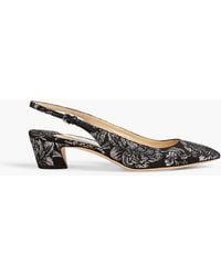 Jimmy Choo Wilbur 40 Pumps in Metallic Lyst