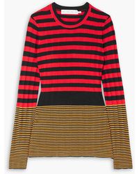 Proenza Schouler - Gestreifter pullover aus rippstrick - Lyst