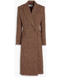 Zimmermann - Double-Breasted Donegal Tweed Coat - Lyst