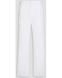 Nili Lotan - Eliot Cotton-blend Twill Straight-leg Pants - Lyst