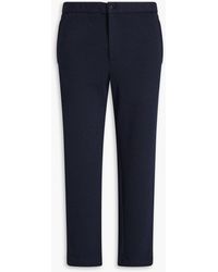 Emporio Armani - Tapered Jacquard Suit Pants - Lyst