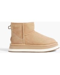 Australia Luxe - Heritage X Short Shearling-lined Suede Platform Ankle Boots - Lyst