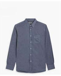 Officine Generale - Lipp Cotton-twill Shirt - Lyst