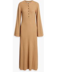 Loulou Studio - Elia Ribbed Wool And Cashmere-blend Maxi Dress - Lyst