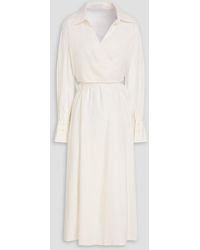 Jonathan Simkhai - Giulia Convertible Wrap-Effect Cutout Linen-Blend Midi Dress - Lyst