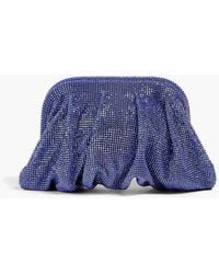 Benedetta Bruzziches - Venus Crystal-Embellished Silk-Satin Clutch - Lyst