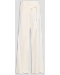 Rohe - Cotton-Blend Wide-Leg Pants - Lyst
