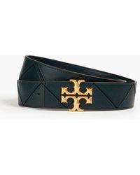 Tory Burch - Textured-leather Belt - Lyst