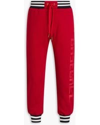 Acne Studios - Cotton-fleece Track Pants - Lyst