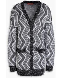 Missoni - Cardigan aus häkelstrick in metallic-optik - Lyst