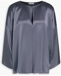 By Malene Birger - Satin-crepe Blouse - Lyst