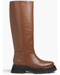 3.1 Phillip Lim - Kate Leather Knee Boots - Lyst