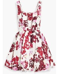 Aje. - Suzette Floral-print Linen-blend Mini Dress - Lyst