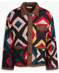 Bode - Patchwork Cotton Jacket - Lyst