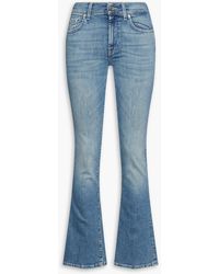 Damen Bekleidung Jeans Bootcut Jeans 7 For All Mankind Cord Andere materialien jeans in Grau 