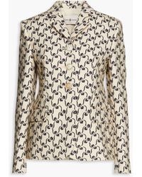 Tory Burch - Printed Twill Jacket - Lyst