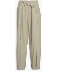 LE17SEPTEMBRE - Hose mit weitem bein aus twill - Lyst