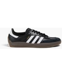 adidas Originals - Puig Samba Leather And Suede Sneakers - Lyst