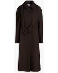 LE17SEPTEMBRE - Oversized Belted Wool-blend Felt Coat - Lyst