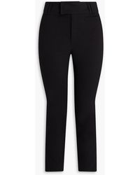 Isabel Marant - Lovida Cotton-blend Stretch-crepe Straight-leg Pants - Lyst