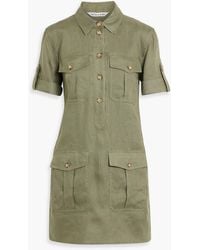 chinese dress ladies Veronica Beard Adlington Silk Mini Dress | Black main image 0