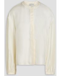 Loulou de Saison - Lea Silk-Twill Shirt - Lyst