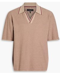 Rag & Bone - Harvey Cotton-Blend Piqué Polo Shirt - Lyst