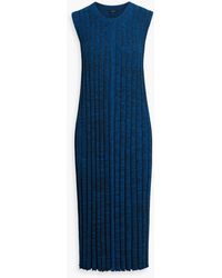 JOSEPH - Space-dyed Ribbed-knit Midi Dress - Lyst