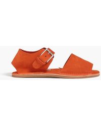 Acne Studios Suede Sandals - Orange
