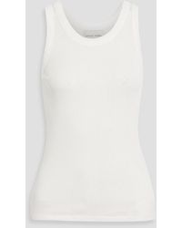Loulou de Saison - Limba Ribbed Cotton Tank - Lyst