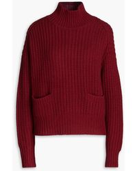 Autumn Cashmere - Ribbed-knit Turtleneck Sweater - Lyst