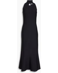 Safiyaa - Chasca midikleid aus ponte mit cut-outs - Lyst