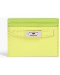 Tory Burch - Two-tone Leather Cardholder - Lyst